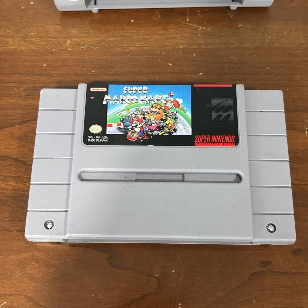 SNES Video Game Lot Bundle Super Mario Kart Donkey Kong Star Fox Super Nintendo - Picture 8 of 12